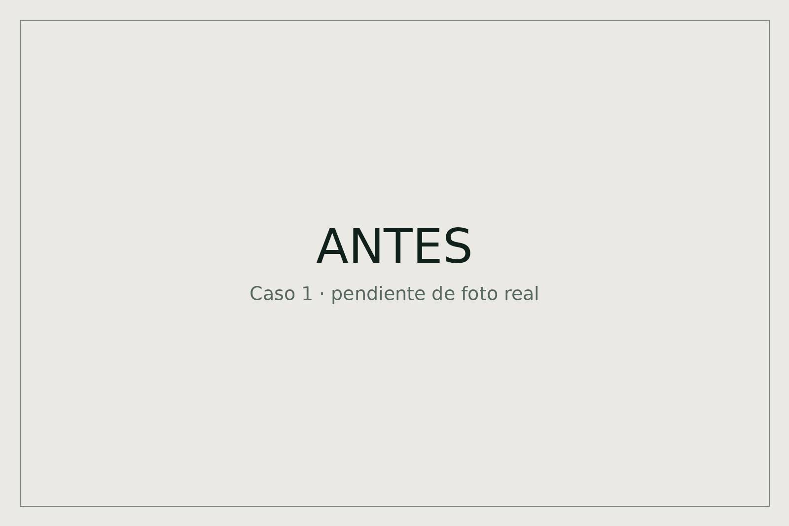 Estado original de la vivienda antes de la reforma